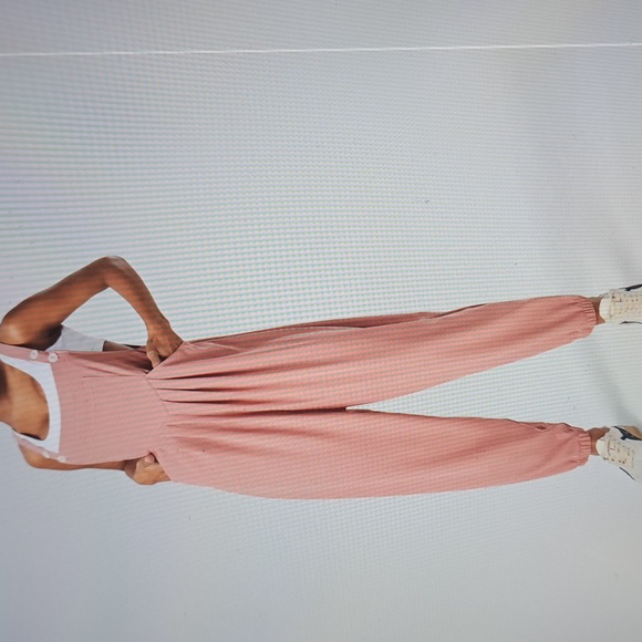 HALARA Pants - SMALL    HALARA ADJUSTABLE WAFFLE JOGGER OVERALLS